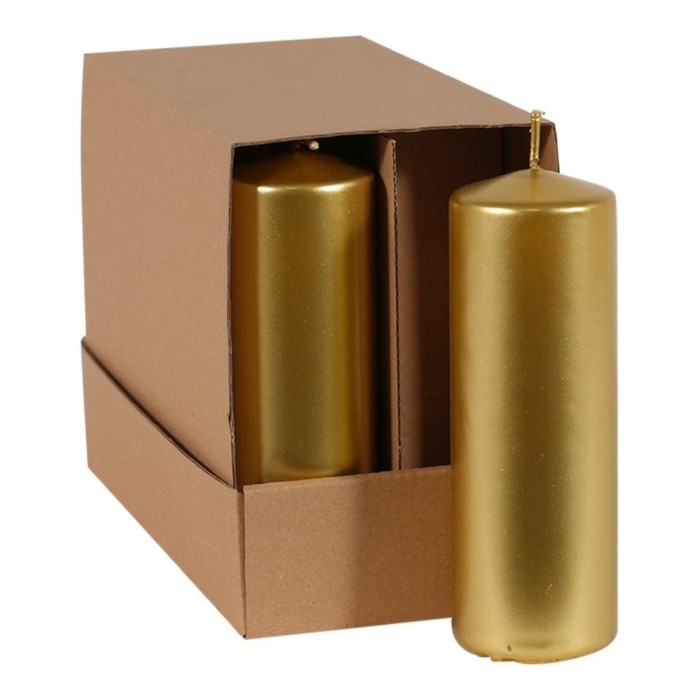 MOCCOLO METALLIZZATO H150XD50 MM. ORO